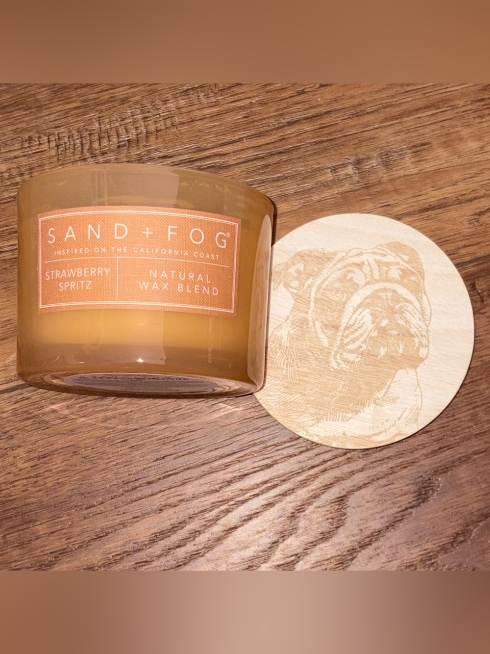 Sand + Fog Strawberry Spritz Natural Wax Blend Candle - NEW